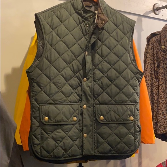 barbour lowerdale gilet orange